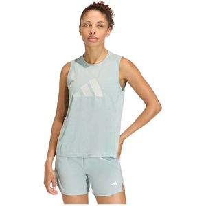Adidas Train Essentials Big Performance Logo Training Mouwloos T-shirt Grijs XL Vrouw