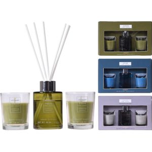 Geurset 60ml 3-delig 21x6x14cm