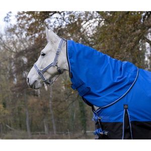 Equi-Theme Halsstuk Tyrex 1200D 0 GR Blue / Black - Pony - Regendeken | Halsstuk paard