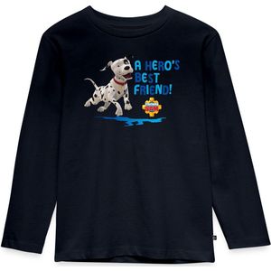 Brandweerman Sam™ Dalmatiër Radar Schattig Ontwerp Premium T-Shirt Kinderen Met Lange Mouwen