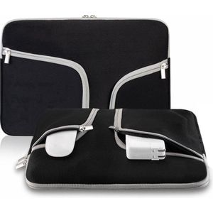 Sleeve Laptop Tas Hoes - 11,6 inch - Zwart - Rits