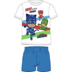 PJ Mask Shortama Katoen Blauw Maat 98