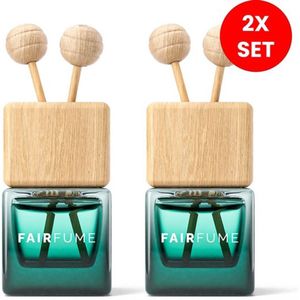 Fairfume® - Auto Parfum no.126 – Geïnspireerd op Extreme Noir - Designer Parfum - Auto Geurverfrisser - Autoaccessoires – Parfum Voor Heren - Cadeau Heren – (2x Set)
