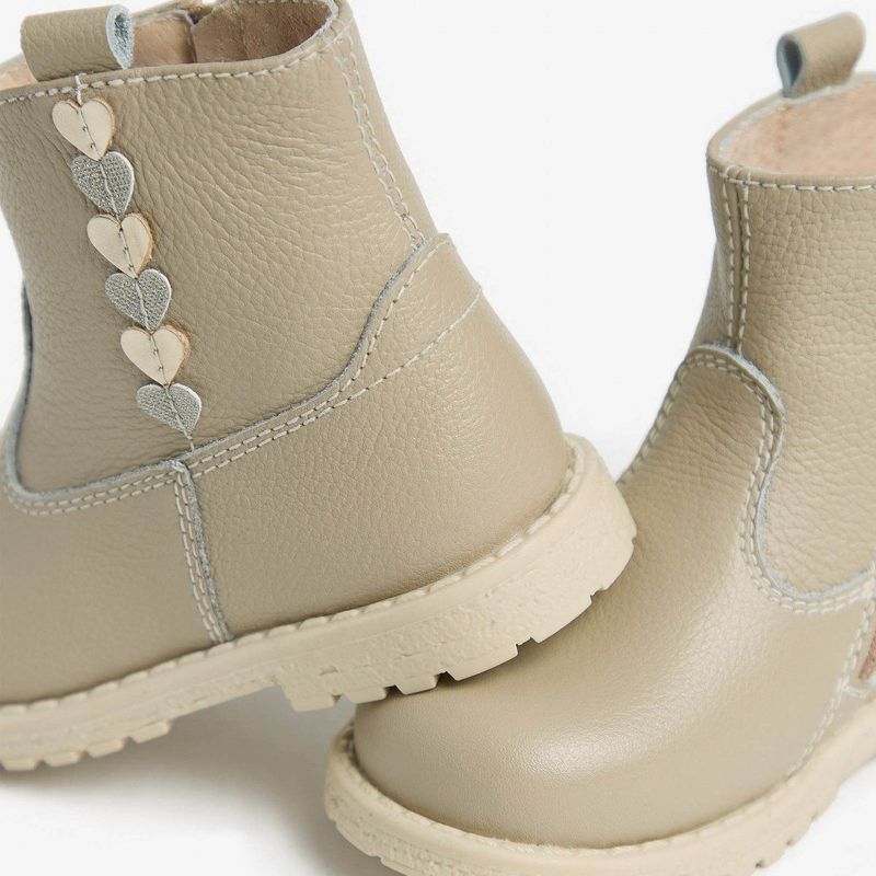 NeroGiardini  Cairo T.Brill Platino 6074 T.Microglitter Plati Tr  Laarzen  kind Beige