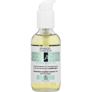 Advanced Clinicals Collagen Lifting Body Oil – Verstevigende Lichaamsolie – Hydraterend – 112 ml