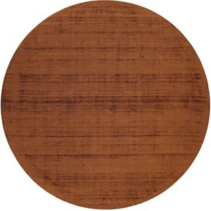 Esprit - Gil - Laagpolig vloerkleed - 200 cm rond - terracotta bruin -