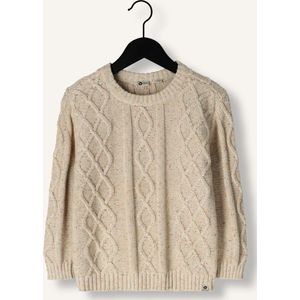 DAILY7 Knitted Sweater Cable Truien & Vesten Jongens - Sweater - Hoodie - Vest- Creme - Maat 104