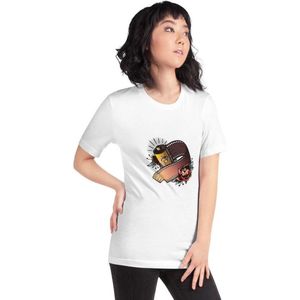 Bella+Canvas Unisex Heather CVC Short Sleeve Tee CV3001CVC - Heather Navy - M