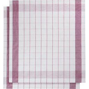 Keukenhanddoek - Theedoek - 68x68 cm - Set van 2 FUCHSIA