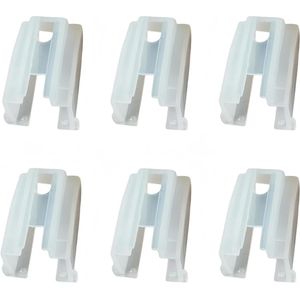 Allecto Plus - Naaldafdekking voor platenspeler (6 stuks) | Reserve pootafdekkingen | Reservenaald | Naaldbescherming | Penbescherming | Accessoires