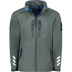 Geographical Norway Softshell Heren Jas Richywood Grijs - 3XL