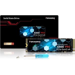 Elementkey SteadyFlow Pro - 1TB / 1000GB - 3500Mbps - PCI 3.0x4 - Interne NVME SSD M.2 - SLC Cache - Ingebouwde Bescherming