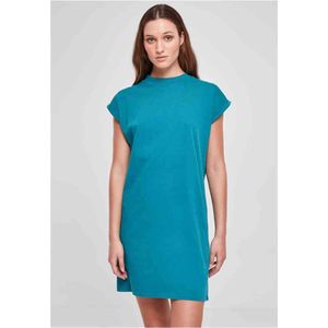 Urban Classics - Turtle Extended Shoulder Korte jurk - XL - Blauw