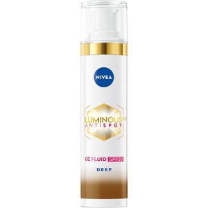 6x Nivea Cellular Luminous630 CC Fluid SPF 30 Dark 40 ml