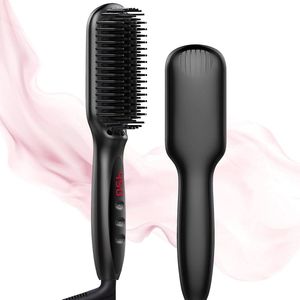 Rision - 3-in-1 Stijlborstel & Heteluchtborstel – Roterende Elektrische Haarborstel – Straight Brush – Föhnborstel voor Steilen & Volume - Cadeau