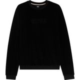 BOSS - Velours Sweatshirt - Zwart - Heren Lounge Trui