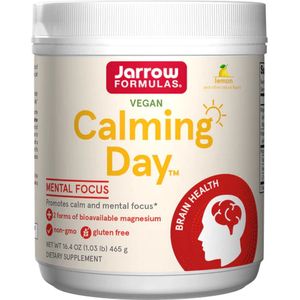 Calming Day 465g poeder voor meer focus overdag - magnesium, kalium, taurine, inositol en theanine | Jarrow Formulas