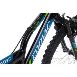 Ks Cycling Fiets Kinder-Mountainbike 24'' Zodiac RH 38 cm zwart-groen - 38 cm