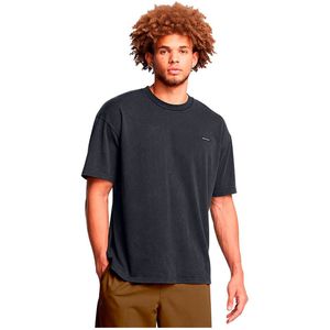 Under Armour - Heavyweight Oversized Logo - T-shirt - Zwart - Korte Mouwen