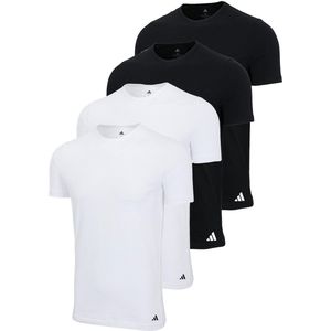 adidas Heren onder t-shirts 4 pack Active Flex Cotton