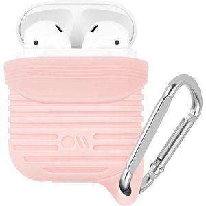 Case-Mate Tough Case voor AirPods - Baby Pink / Silver