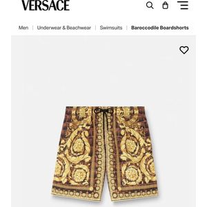 Versace BAROCCODILE BOARDSHORTS Zwembroeken Heren Maat M/L