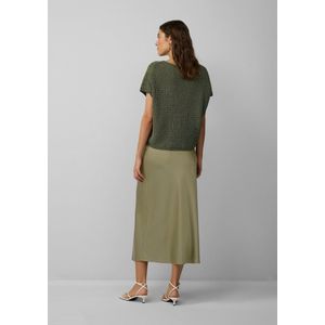 s.Oliver BLACK LABEL - Satijnen Midirok - Viscoseblend