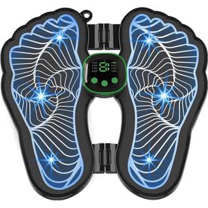 Massage Apparaat Elektrische voet EMS-voetmassagemachine - draagbare USB voetmassagemat - 8 modi en 19 niveaus - bevordert de bloedcirculatie
