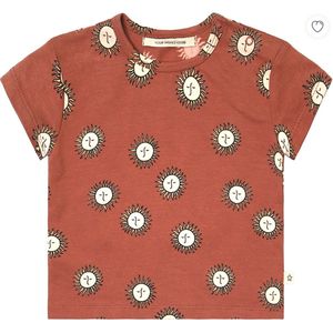 YOUR WISHES Sunny loose t-shirt maat 62/68 terra