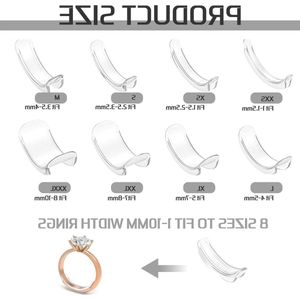 Ring Reducer - Invisible Size Adjuster for Large Rings - Suitable for All Rings - Various Sizes, Plastic