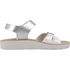 GEOX - J SANDAL COSTAREI GI - Zilver - Sandalen