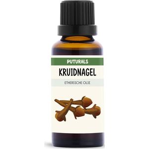 Puturals Kruidnagelolie 100% Biologisch - 30ml - Puur en Vegan - Kruidnagel Etherische Olie voor Huid, Haar en Aromatherapie