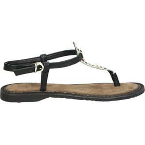 Lazamani dames sandaal - Zwart multi - Maat 40