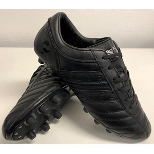 Quick - Volledig Leren Voetbalschoen - Zwart