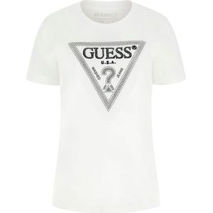 Guess - Krystal Triangle - T-shirt - Katoen - Korte Mouwen