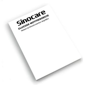 Sinocare® Glucose Notitieboekje