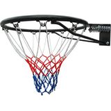 Pegasi Basketbalring Met Veren 45cm - Basketbalring - Basketbalring Met Net - Zwart