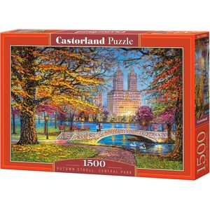 Castorland Legpuzzel Autumn Stroll Central Park - 1500 Stukjes