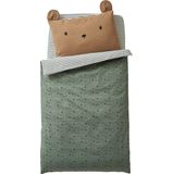 Vertbaudet - GREEN FOREST - Dekbedovertrek - Groen - Katoen, OEKO-TEX® STANDARD 100