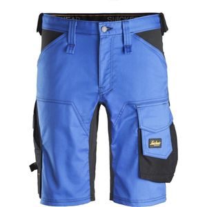 Snickers 6143 AllroundWork, Stretch Korte Broek - Kobalt blauw/Zwart - 56