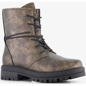 Blue Box meisjes veterboots brons - Brons - Maat 28