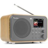 Audizio - Milan - DAB Radio - Bamboe - Retro met Accu en FM Radio