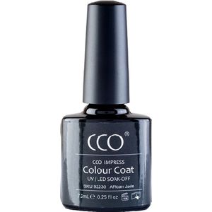 CCO Shellac - Gel Nagellak - kleur African Jade 92230 - Groen - Dekkende kleur - 7.3ml - Vegan