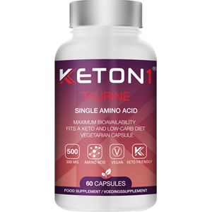 Keton1 | Taurine | 60 Capsules | 1 x 60 capsules
