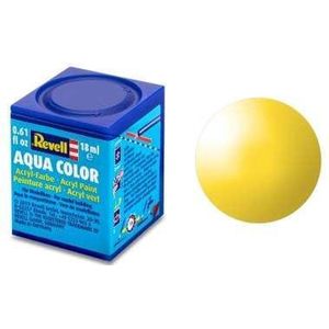 Revell Aqua #12 Yellow - Gloss - RAL1018 - Acryl - 18ml Verf potje