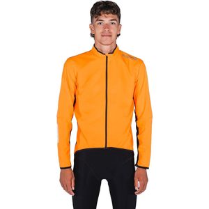FUSION Cycling Jacket - Fietsjack - Oranje - Heren - maat L