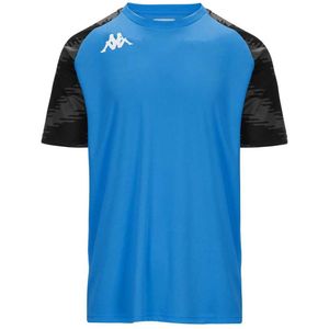 Kappa - DAVERNO - T-shirt - Blauw - Voetbalshirt - Korte Mouwen