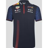 Max Verstappen - Teamline Polo - Rood - 83% Polyester, 13% Elastaan