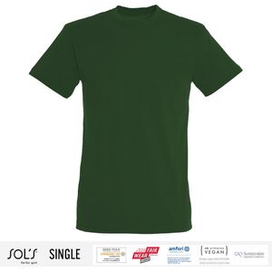 Sol's Heren T-Shirt 100% biologisch katoen Ronde hals Bottle Groen Maat 3XL