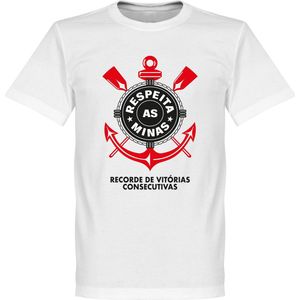 Corinthians Minas T-Shirt - Wit  - 5XL